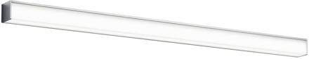 Nok LED spiegellamp 120 cm gesatineerd wit, chroom