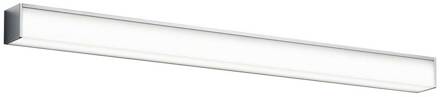 Nok LED spiegellamp 90 cm gesatineerd wit, chroom