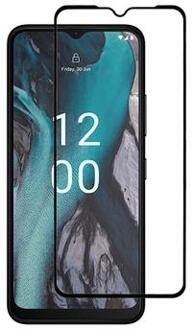 Nokia C22 Full Cover Glazen Screenprotector - Zwarte Rand
