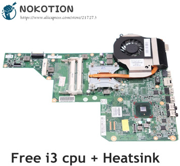 NOKOTION 615849-001 605903-001 for HP G62 G72 CQ62 motherboard with heatsink instead 597674-001 597673-001 610160-001 610161-001