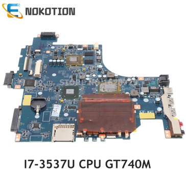 NOKOTION For SONY vaio SVF15 SVF152 Laptop motherboard SR0XG I7-3537U CPU GT740M GPU A1945012A DA0HK9MB6D0 MAIN BOARD