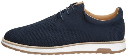 Nolan Knit heren sneaker - Blauw - Maat 42