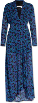 Nollie jurk met bloemenmotief IRO , Blue , Dames - L,M,S,Xs