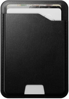 Nomad Horween Leather Mag Wallet met Apple Find My Tracking - Black Zwart - One size
