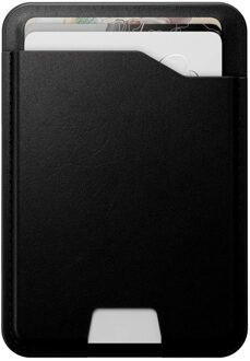 Nomad Leather Mag Wallet met Apple Find My Tracking - Black Zwart - One size
