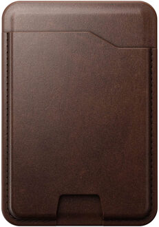Nomad Leather Mag Wallet met Apple Find My Tracking - Brown Bruin - One size