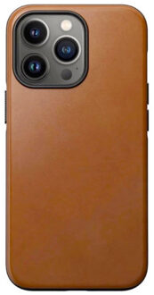 Nomad Modern Leather case iPhone 14 tan Bruin