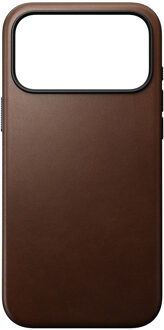 Nomad Modern Leather Case met MagSafe voor de Apple iPhone 17 Pro Max - Bruin