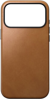 Nomad Modern Leather Case met MagSafe voor de Apple iPhone 17 Pro Max - English Tan Lichtbruin