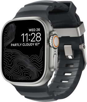 Nomad Rocky Point Band voor de Apple Watch | 44/45/46/49 mm - Storm / Titanium Grijs - 49 mm