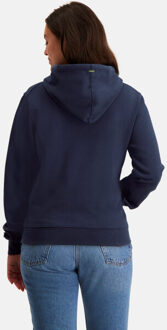 Nomad Rolleston hoodie dames kangaroo | dark navy - maat L Blauw