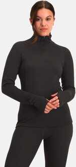 Nomad Rough Dames Shirt zip-neck thermo control Black