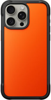 Nomad Rugged Case voor de iPhone 15 Pro Max - Ultra Orange Oranje