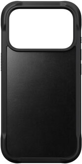 Nomad Rugged Horween Leather Backcover voor de Apple iPhone 17 Pro - Zwart