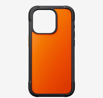 Nomad Rugged Protective case iPhone 15 Pro ultra orange Oranje