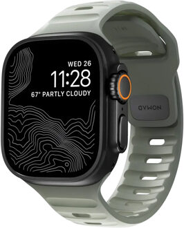 Nomad Sport band FKM voor de Apple Watch | 38/40/41/42 mm - Coastal Rock Groen - 42 mm