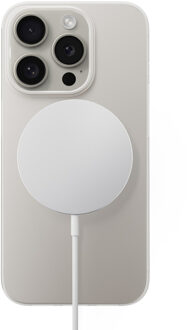 Nomad Super Slim case iPhone 15 Pro Max frost white Wit