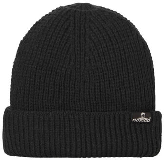 Nomad Turoa muts heren | black - maat One size Zwart