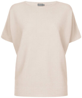 NOMANSLAND Top korte mouw 65111 - maat L Beige