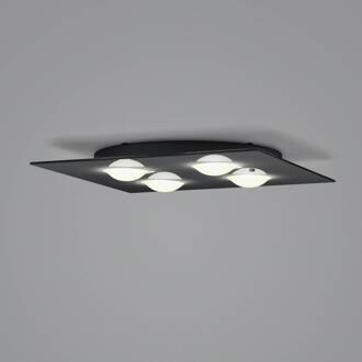 Nomi LED plafondlamp 38x38cm dim zwart