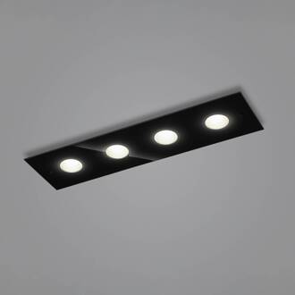 Nomi LED plafondlamp 75x21cm dim zwart