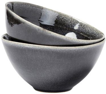 Nomimono kom (set van 2) Zwart - One size