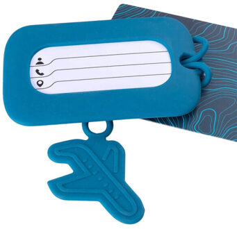 Nomo bagagelabel Blauw - One size