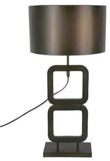 Non-branded Tafellamp Paxton 31 X 64 cm E27 Staal 40w Zwart