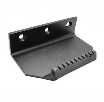 Non-contact Deur Handvat Houder Dikke Metalen Duurzaam Kantoor Huishoudelijke Deur Opener Met Installatie Tool Met Punaise Us zwart