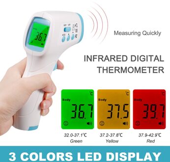 Non-contact Infrarood Thermometer Voorhoofd Digitale Temperatuur Meting Lcd Digitale Display Snelle Meet Infrarood Thermometer type 4