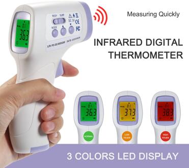 Non-contact Infrarood Thermometer Voorhoofd Digitale Temperatuur Meting Lcd Digitale Display Snelle Meet Infrarood Thermometer type 7