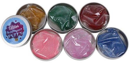 Non-License Kneedgum, Putty in blikje glitter 1 stuk