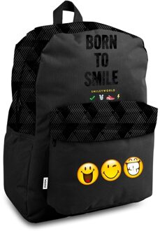 Non-License Smiley rugzak born to smile 23 liter