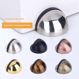 Non Ponsen Sticker Verborgen Rvs Anti-Collision Deurstopper Deur Houders Catch Floor Gemonteerd Nail-Gratis Deur stopt