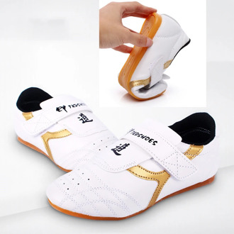 Non-slip Adult Children Taekwondo Bruce Lee Chinese Kung Fu Shoes Wushu Tai Chi Wear-resistant Martial Arts Shoes Taiji Shoes