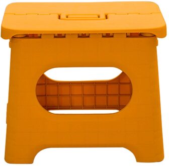 Non Slip Heavy Duty Handheld Vouwen Krukje Reizen Draagbare Veilig Pp Multifunctionele Comfortabel Voor Volwassenen Kinderen Besparen Ruimte geel S