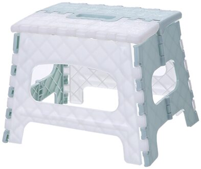 Non Slip Keuken Opvouwbare Kruk Kids Volwassenen Schoon Huis Trein Woonkamer Draagbare Outdoor Lichtgewicht Badkamer Pp Slaapkamer Blauw