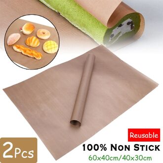 Non Stick Bakken Dekzeil Bakplaat Herbruikbare Hittebestendige Olie Papier Oven Bakken Mat Makkelijk Schoon Bbq Grill Pad 1stk 40x30cm