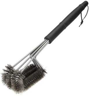 Non-stick Barbecue Grill Bbq Borstel Rvs Reiniging Borstels Met Handvat Koken Bbq Gereedschap Levert