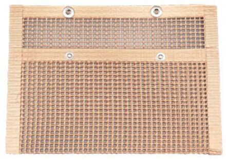 Non-stick Bbq Mesh Zak Hoge Temperatuur Weerstand Grillen Herbruikbare Grill Netto bruin