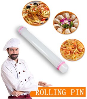 Non-stick Fondant Roller Siliconen Deegroller Cake Gebak Koken Bakken Fondant Cake Deeg Roller Pastry Boards Tool #45