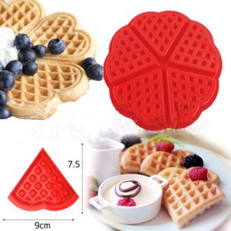 Non-stick Food Grade Siliconen Wafel Mold Keuken Bakvormen Cakevorm Makers Voor Koffiebrander Taart Decoreren Gereedschappen
