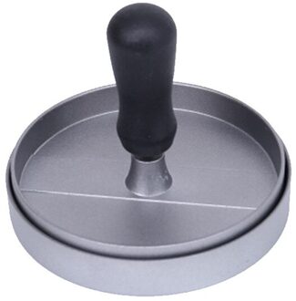 Non-stick Hamburger Druk Maker Rundvlees Grill Mold Making Perfect Pasteitjes Zelfgemaakte Aluminium Maker Hamburger Pers alloy zwart handvat