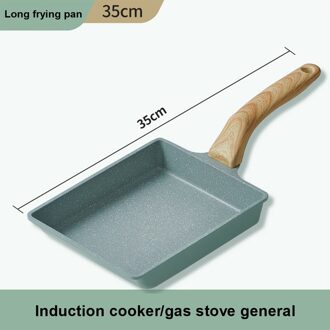 Non Stick Koekenpan Japanse Tamagoyaki Omeletten Aluminium Pan Ei Pannenkoek Maker Keuken Kookgerei B