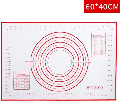 Non-stick Siliconen Bakken Mat Pad Bakplaat Glasvezel Rolling Deeg Mat Cookie Macaron Bakken Mat Gebak Gereedschap 60X40CM