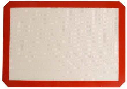 Non-stick Siliconen Bakken Mat Pad Vel Bakken Gebak Gereedschap Rolling Deeg Mat Voor Cake Cookie Macaron Grote Maat