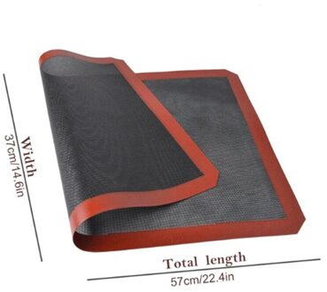 Non-stick Siliconen Bakken Matten Liners Pad Vel Pastry Gereedschap Rolling Deeg Mat Voor Cake Shop Cookies Brood Keuken accessoires 57 x 37CM