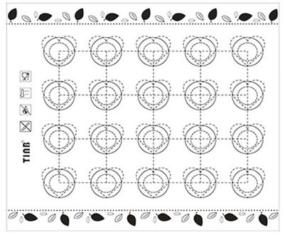 Non-stick Siliconen Bakken Matten Vel Voor Oven Schaal Rolling Deeg Mat Keuken Gadgets Kookgerei Gebruiksvoorwerpen Bakvormen Accessorie 40x30cm oranje