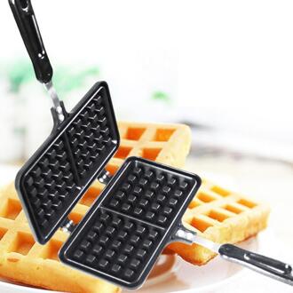 Non-stick Wafels Maker Mold Draagbare Iron Machine Huishouden Keuken Gas Pan Bubble Ei Taart Oven Ontbijt Machine Cake maker