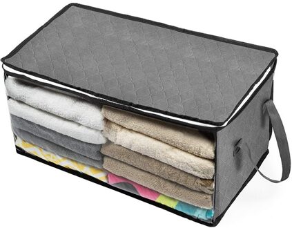 Non-woven Familie Bespaart Ruimte Organisator Bed Onder Kast Opbergdoos Kleding Divider Organisator Quilt Deken Kleding Afwerking Zak 2